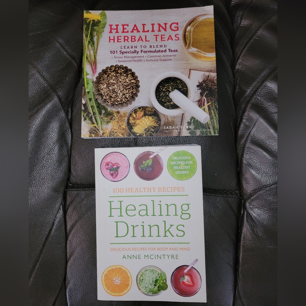 ☕️ Book Bundle "Healing Herbal Teas" & "Healing Drinks" 200+ Healthy Recipes